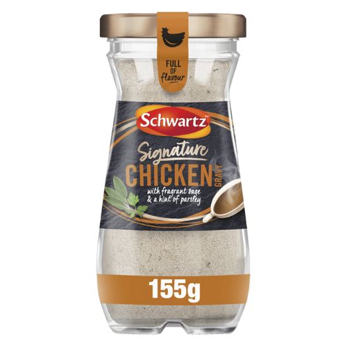 Schwartz Signature Gravy Jars Assorted Flavours 155g Gravy schwartz Chicken  