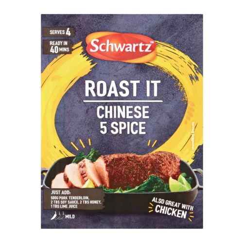 Schwartz Roast It Chinese 5 Spice Sachet 25g Cooking Ingredients schwartz   