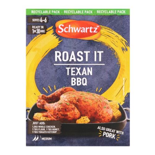 Schwartz Roast It Texan BBQ Seasoning 25g Cooking Ingredients schwartz   