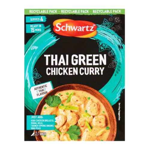 Schwartz Thai Green Chicken Curry 41g Cooking Ingredients schwartz   