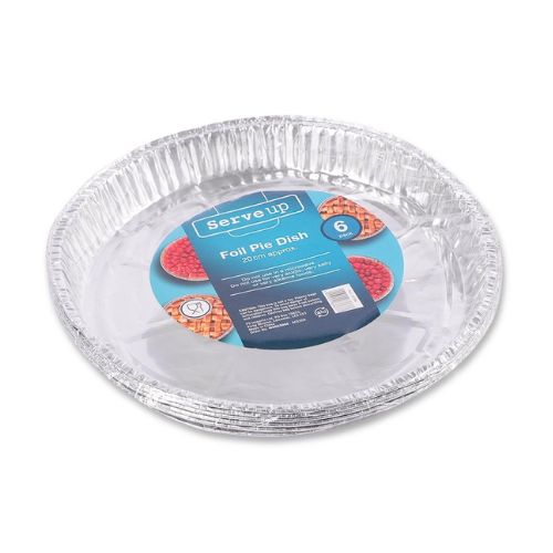 Serve Up Foil Pie Dish 21cm Approx. 6 Pack Food Storage FabFinds   