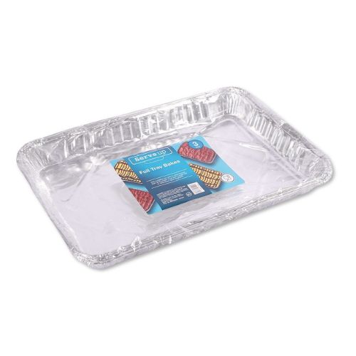 Serve Up Foil Tray Bakes 33.5 x 22.5cm Food Storage FabFinds   