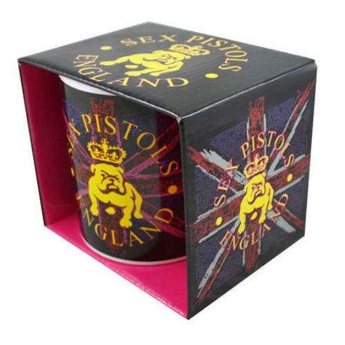 Sex Pistols England Bulldog Collectable Boxed Mug 12oz Mugs kiwi publishing inc   