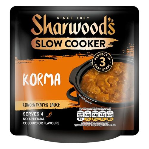 Sharwood's Slow Cooker Korma Sauce 170g Condiments & Sauces Sharwoods   
