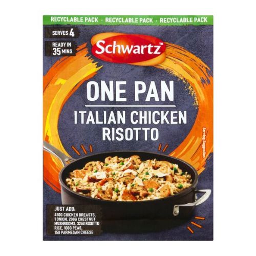 Schwartz One Pan Italian Chicken Risotto Seasoning 28g Cooking Ingredients schwartz   