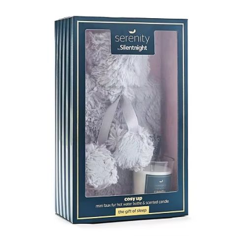 Silentnight Serenity Mini Hot Water Bottle and Scented Candle Set Hot Water Bottles Silentnight   