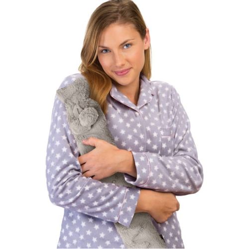 Silentnight Snow Leopard Extra Long Hot Water Bottle - FabFinds