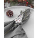 Silver Gem Christmas Tree Napkin Ring Christmas Tableware FabFinds