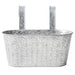 Silver Geo Over Fence Hanging Basket 26.5cm Assorted Packs Plant Pots & Planters FabFinds Pack of 1