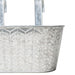 Silver Geo Over Fence Hanging Basket 26.5cm Assorted Packs Plant Pots & Planters FabFinds