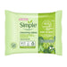 Simple Cleansing Wipes Biodegradable 25 Pack Wipes simple   