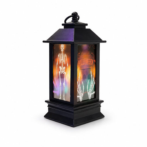 Halloween LED Lantern 13cm Assorted Designs Halloween Decorations FabFinds Skeleton