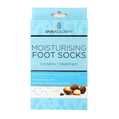 Skin Academy Macadamia Seed Oil Moisturising Foot Socks 1 Pair Foot Care skin academy   