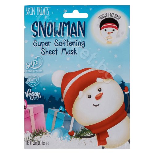 Skin Treats Snowman Super Softening Sheet Mask 20ml Face Mask skin treats   