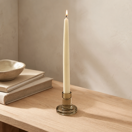 Smokey Brown Smooth Small Candle Holder Candle Holder Fabfinds