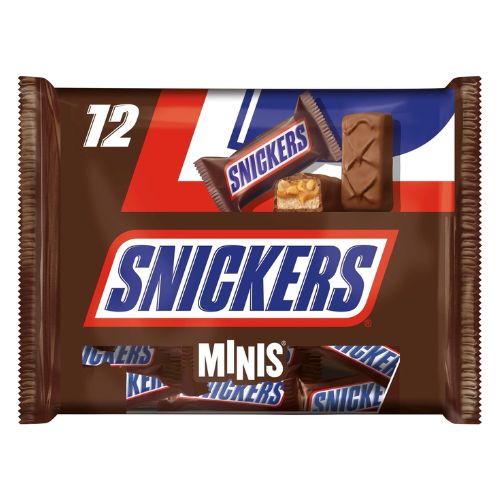 Snickers Mini Chocolate Bars 12 Pack 227g Chocolate snickers   