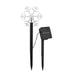 Snow Flake Light Solar Stakes 5 Lights Christmas Indoor & Outdoor Lighting FabFinds   