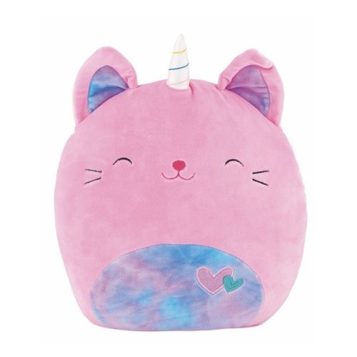 Snuggle Squad Cuddly Character Soft Toys 30cm Assorted Designs Toys FabFinds Kitty Unicorn (L32cm x W35cm)  