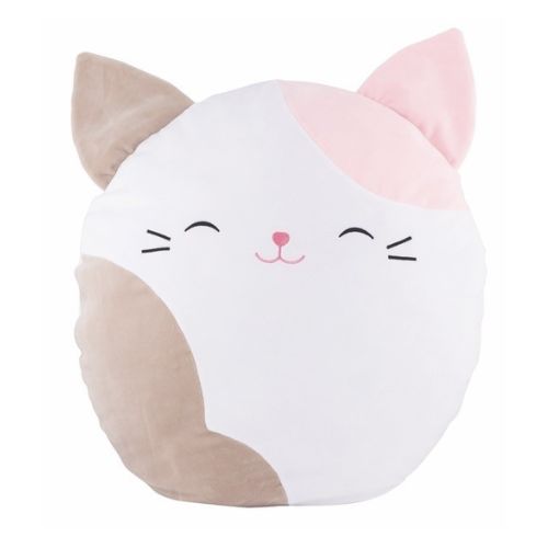Large Snuggle Squad Cuddly Toys 50cm Assorted Animals Toys FabFinds Brown White & Pink Kitty (L50cm x W50cm)  