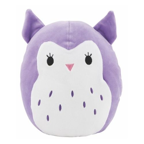 Snuggle Squad Cuddly Animal Toys Assorted Styles Toys FabFinds Lilac Owl (L24cm x W23cm)  