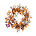 Spooksville Halloween Tinsel Wreath Assorted Colours Halloween Decorations FabFinds Orange  