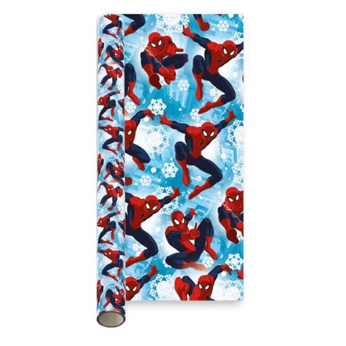 Marvel Spiderman Christmas Wrap Assorted Colours 3M Christmas Wrapping & Tissue Paper FabFinds   