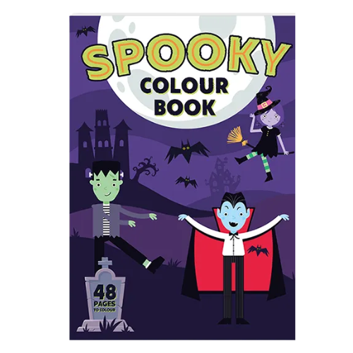 Halloween Colouring Book A4 48 Pages Arts & Crafts FabFinds