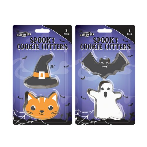 Halloween Cookie Cutter 2 Pack Assorted Designs Halloween Decorations Gem Imports   