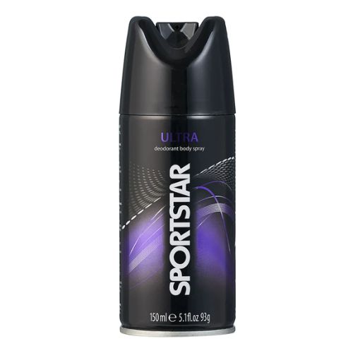 Sportstar Deodorant Body Spray Assorted Scents 150ml Deodorant & Antiperspirants Sportstar Ultra  