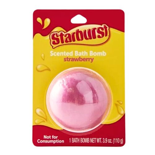 Starburst Scented Bath Bomb Strawberry 110g Bath bombs Starburst   