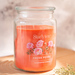 Premium Starlytes fresh Peony Large Jar Candle 18oz Candles Starlytes
