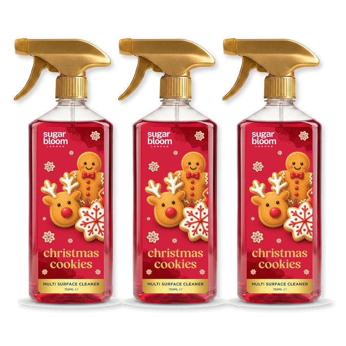 Sugar Bloom Multipurpose Spray Christmas Cookies 750ml Assorted Packs Cleaning Products Sugar Bloom Pack of 3