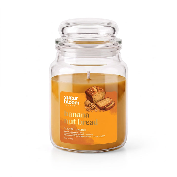 Sugar Bloom London Banana Nut Bread Scented Candle 510g Candles Sugar Bloom