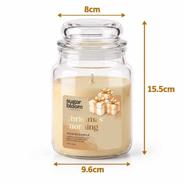 Sugar Bloom London Christmas Morning Scented Candle 510g Candles Sugar Bloom