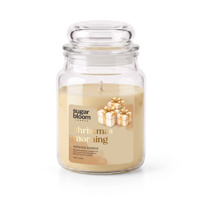Sugar Bloom London Christmas Morning Scented Candle 510g Candles Sugar Bloom