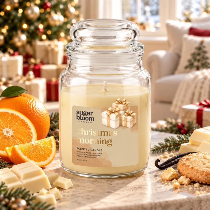 Sugar Bloom London Christmas Morning Scented Candle 510g Candles Sugar Bloom