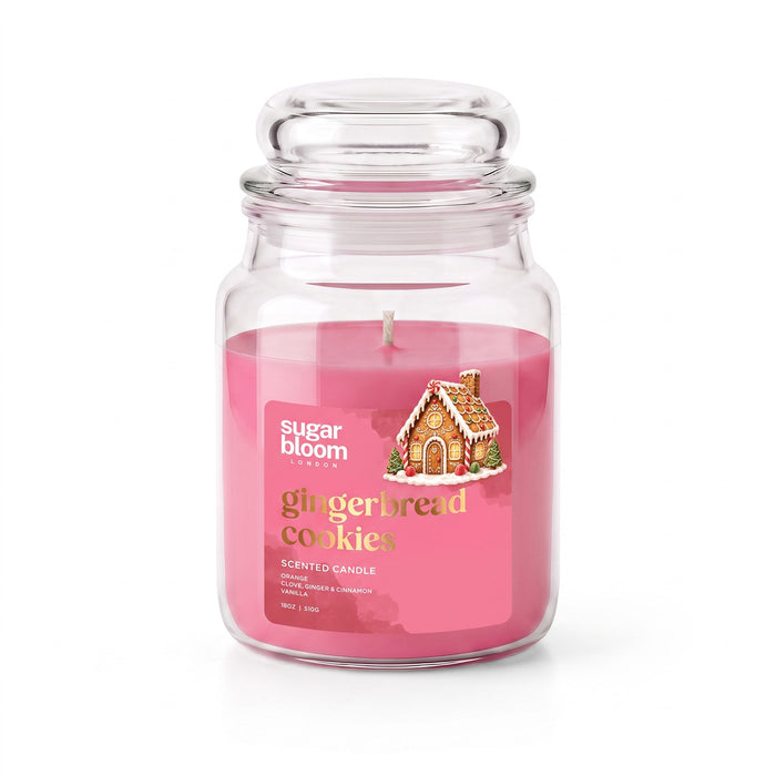 Sugar Bloom London Gingerbread Cookies Scented Candle 510g Candles Sugar Bloom