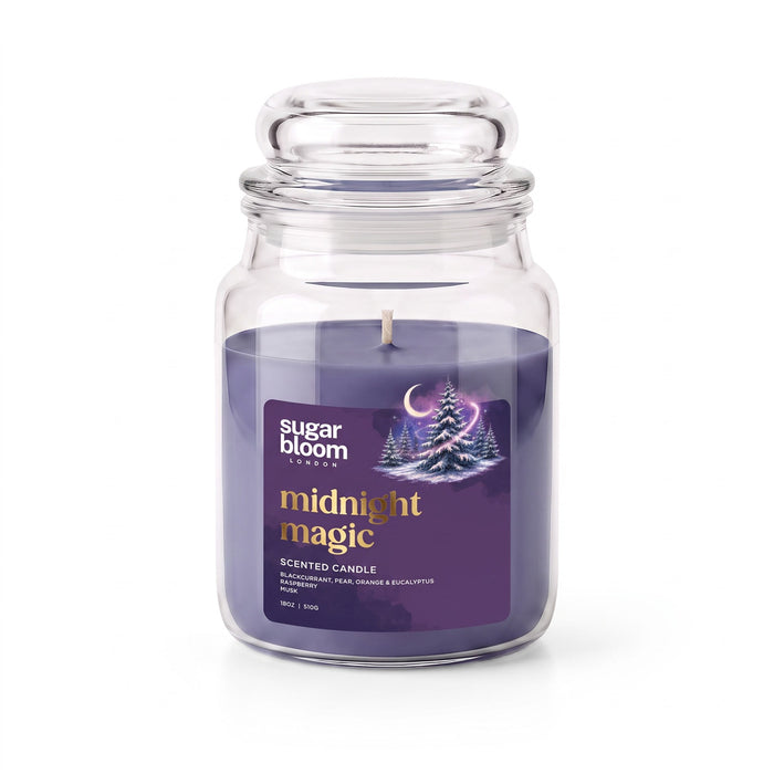 Sugar Bloom London Midnight Magic Scented Candle 510g Candles Sugar Bloom