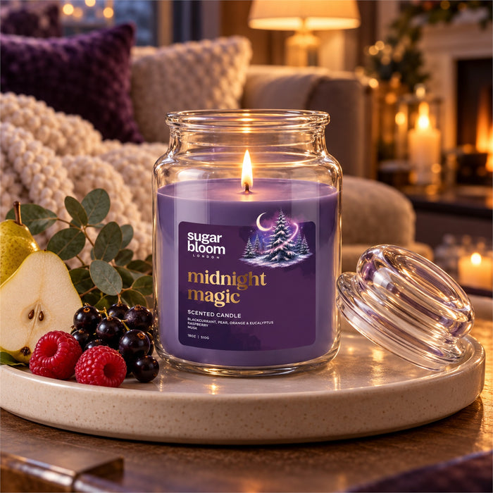 Sugar Bloom London Midnight Magic Scented Candle 510g Candles Sugar Bloom