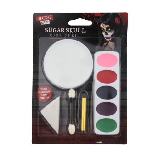 Murder Motel Sugar Skull Halloween Make-Up Kit Halloween Accessories Murder Motel   