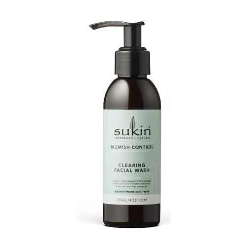 Sukin Blemish Control Clearing Facial Wash 125ml Skin Care Sukin   