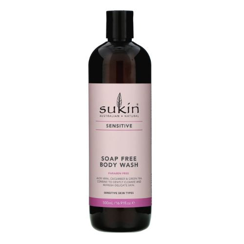 Sukin Sensitive Soap Free Body Wash 500ml Shower Gel & Body Wash Sukin   