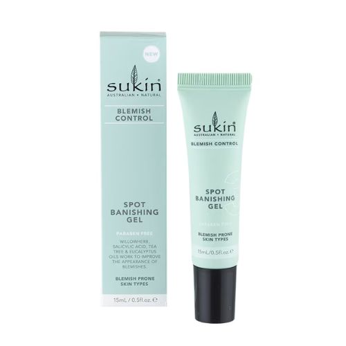 Sukin Blemish Control Spot Banishing Gel 15ml Skin Care Sukin   