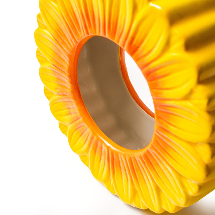 Sunflower Hanging Ceramic Bird Feeder 14.6 x 15 x 6cm Bird Feeders FabFinds