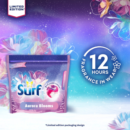 Surf Capsules Aurora Blooms Winter 39 Wash Assorted Packs Laundry - Detergent Surf
