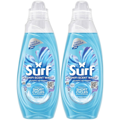 Surf Magnifi-Scent Wash 40w Aqua Bliss Laundry - Fabric Detergent Surf 2 Pack