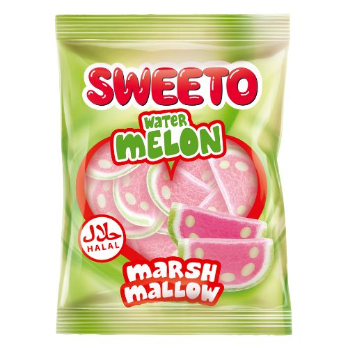 Sweeto Water Melon Marsh Mallow 25g Sweets, Mints & Chewing Gum sweeto   
