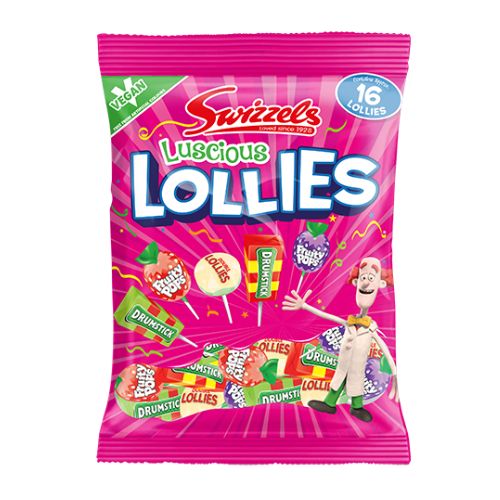 Swizzels Luscious Lollies Sweets 100g Sweets, Mints & Chewing Gum Swizzels   