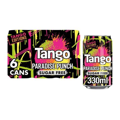 Tango Paradise Punch Sugar Free 6 x 330ml Drinks tango   