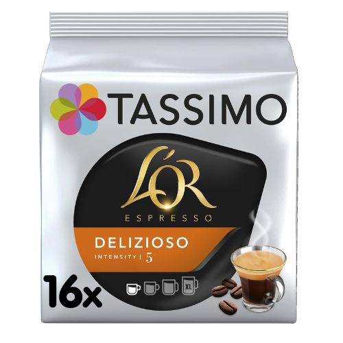 Tassimo L'OR Espresso Delicious Coffee Pods, Pack of 16 Coffee Tassimo   